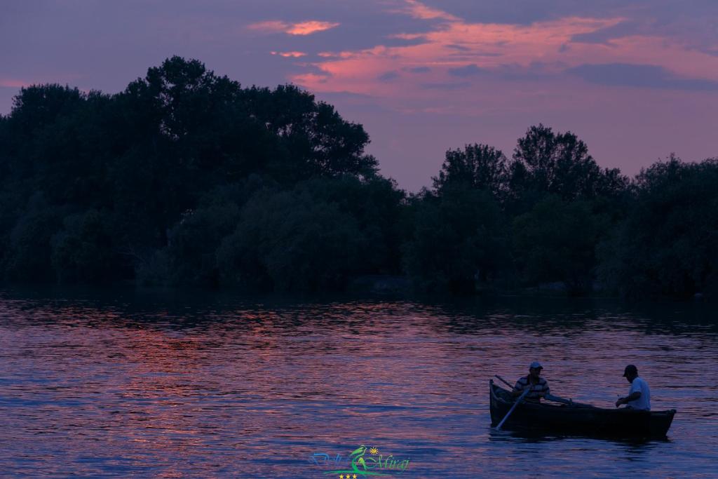 Výhled na řeku, která protéká v blízkosti penzionu