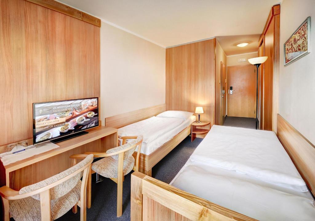 TV a/nebo společenská místnost v ubytování Hotel FIS