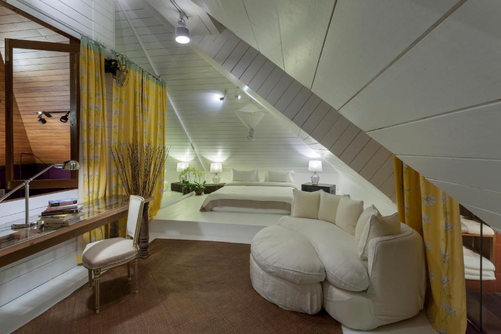 Posezení v ubytování Chandra Residence