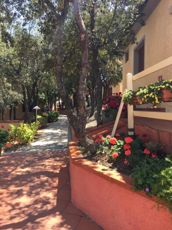 Сад в Hotel La Perla Del Golfo