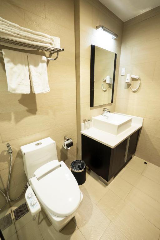Koupelna v ubytování Azumaya Hotel Da Nang