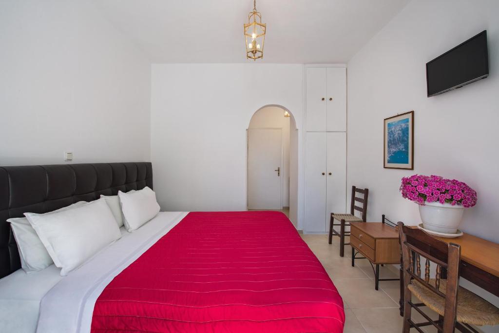 Letto o letti in una camera di Pension Ptolemeos