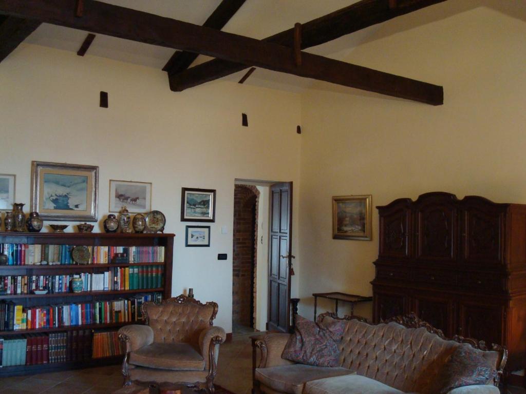 Knižnica v ubytovaní bed & breakfast