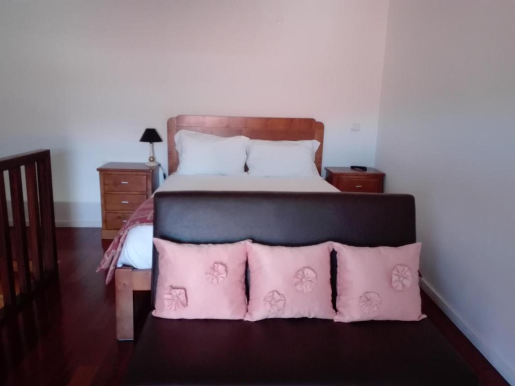 Postel nebo postele na pokoji v ubytování Casa Da Gaiteira