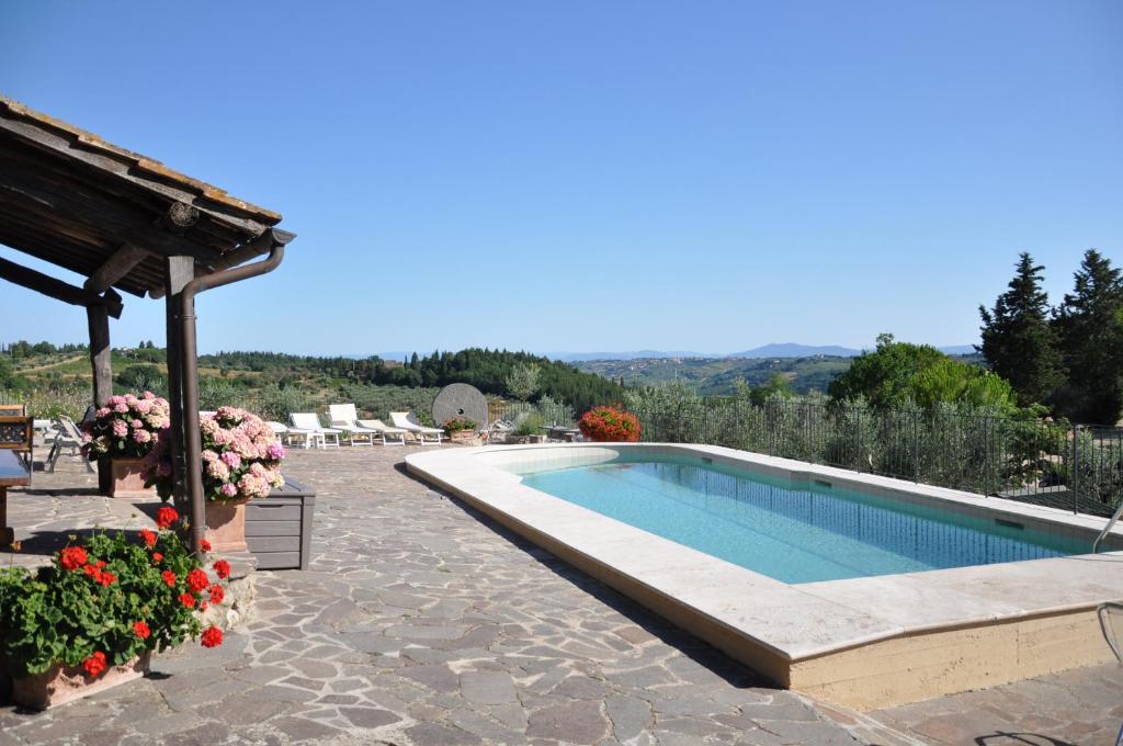 The swimming pool at or close to Agriturismo La Villa Romita