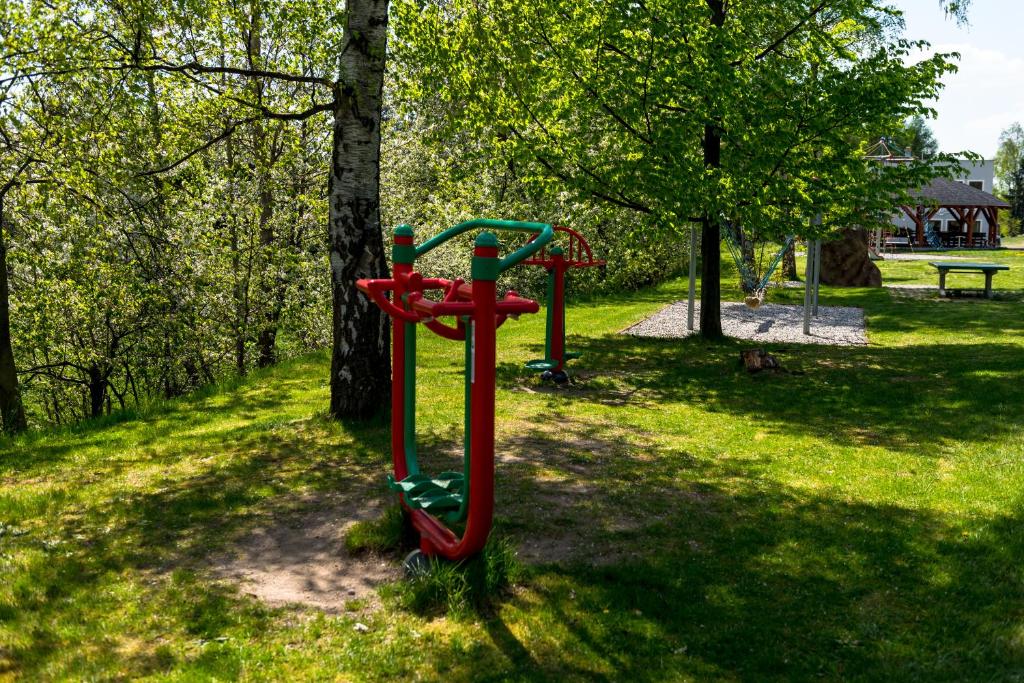 Herní místnost nebo prostor pro děti v ubytování CAMP VARY - Vítkova Hora