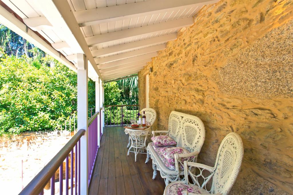 Balkón nebo terasa v ubytování Quinta De Fundevila -quinta privada