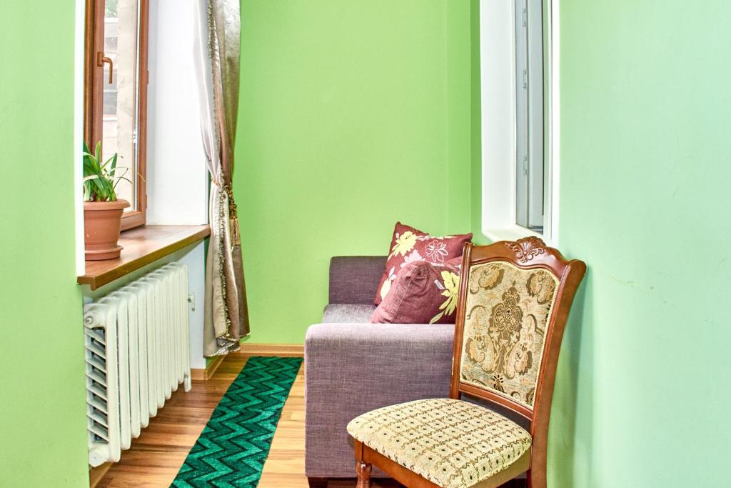 Posezení v ubytování Hotel Art-Seg
