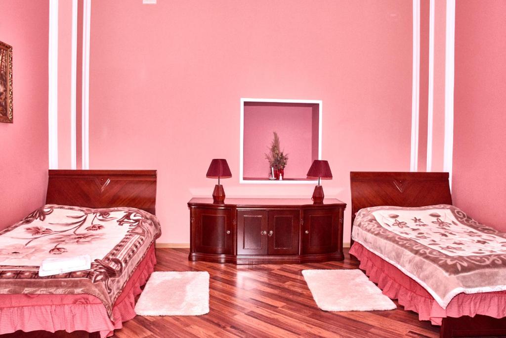 Postel nebo postele na pokoji v ubytování Hotel Art-Seg