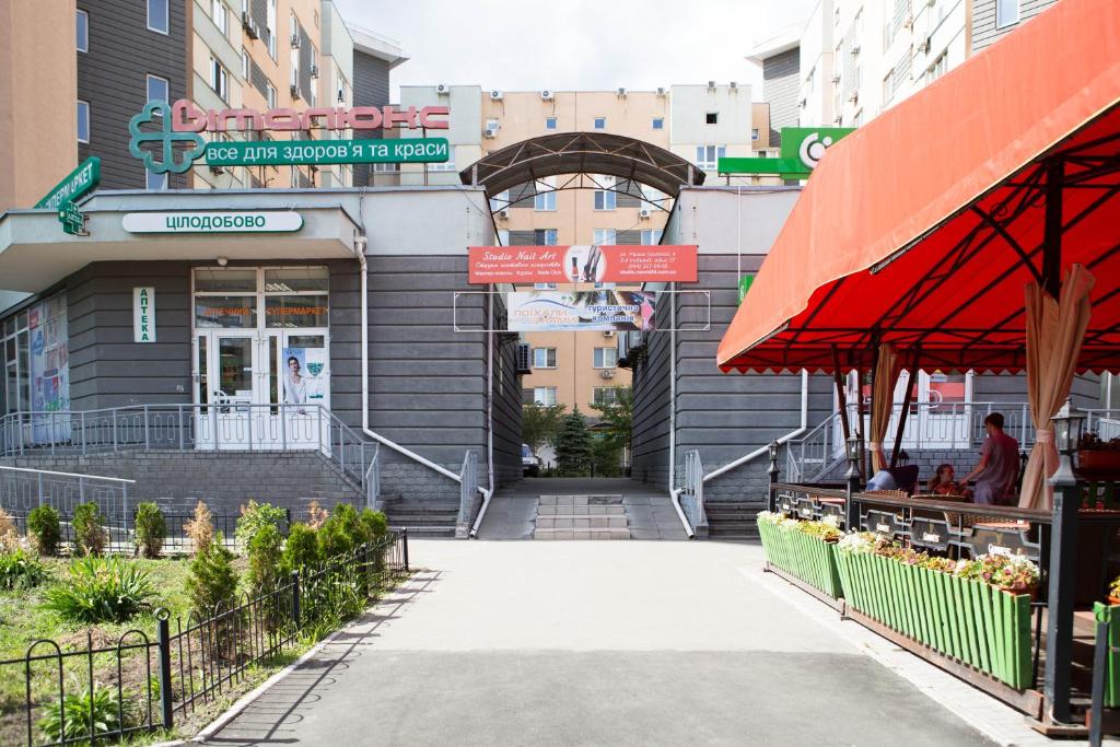 Budova, kde se hotel nachází