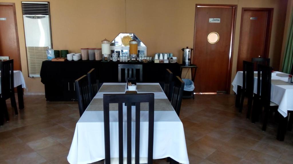Restaurace v ubytování Tecnohotel Mérida Norte