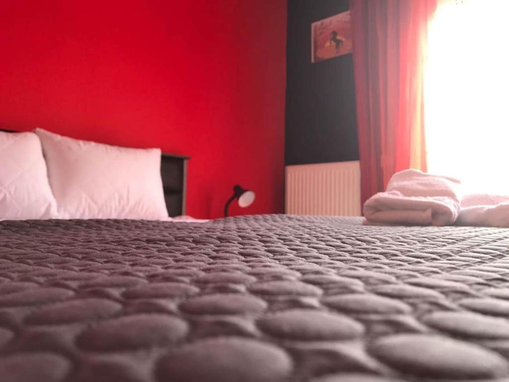 Posteľ alebo postele v izbe v ubytovaní Family House
