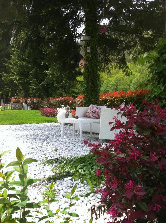 A garden outside Hotel Abetaia