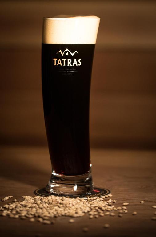 Nápoje v ubytování Penzión Minipivovar Tatras