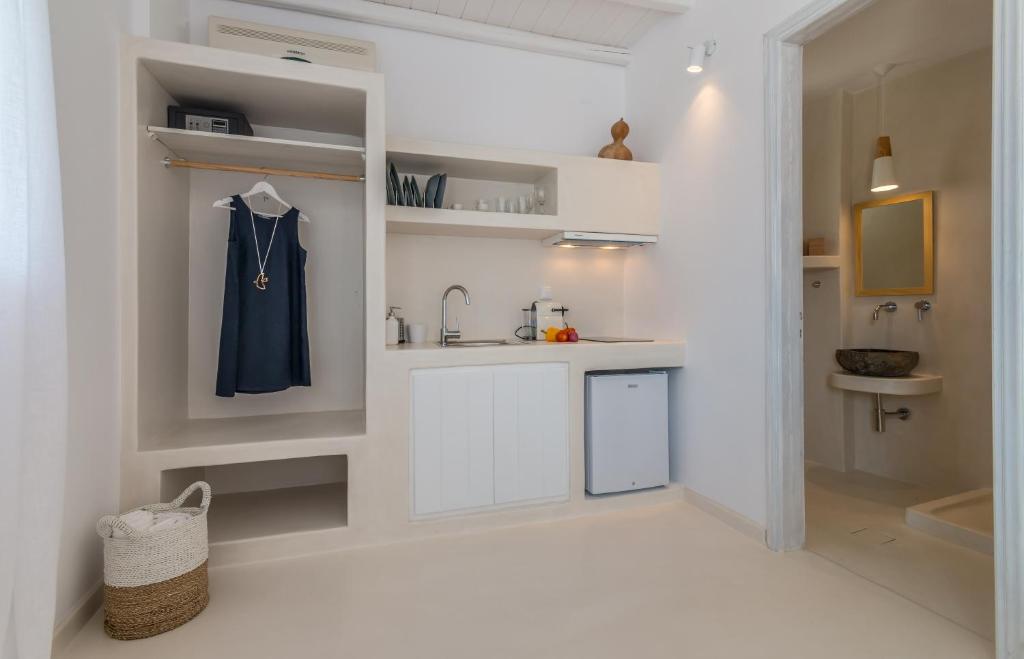 Kúpeľňa v ubytovaní Halara Studios