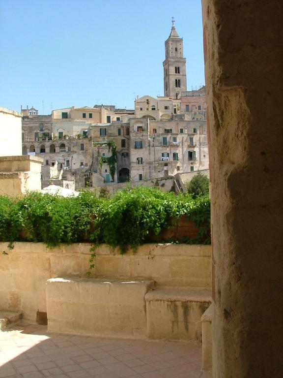 Nespecifikovaný výhled na destinaci Matera nebo výhled na město při pohledu z hotelu