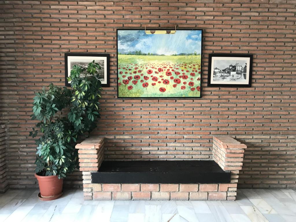 Posezení v ubytování Los Galanes