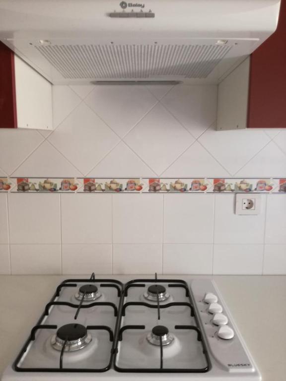 Una cocina o zona de cocina en APARTAMENTOS POBRA-CASTELO
