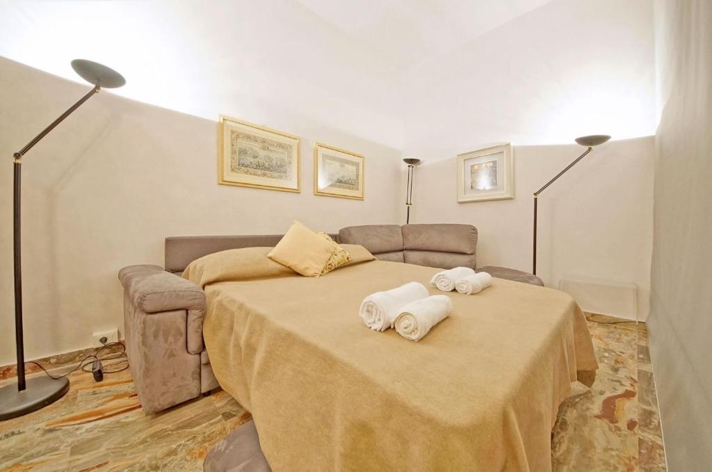 Posteľ alebo postele v izbe v ubytovaní DolceVita Apartments N 250
