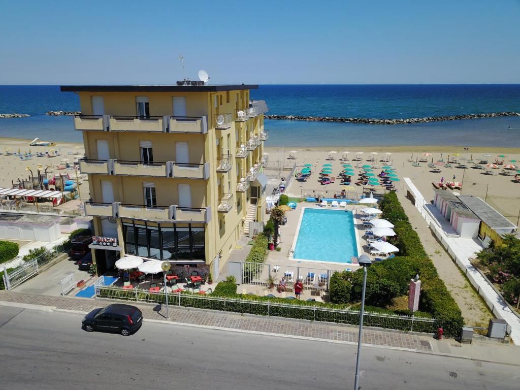 Nespecifikovaný výhled na moře nebo výhled na moře při pohledu z hotelu