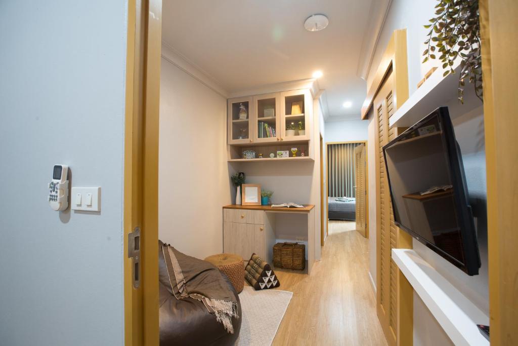 TV/trung tâm giải trí tại PAMAhouse Boutique Hostel