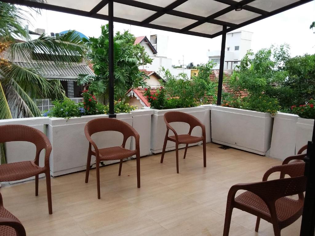 Balkón nebo terasa v ubytování Colombo Residence