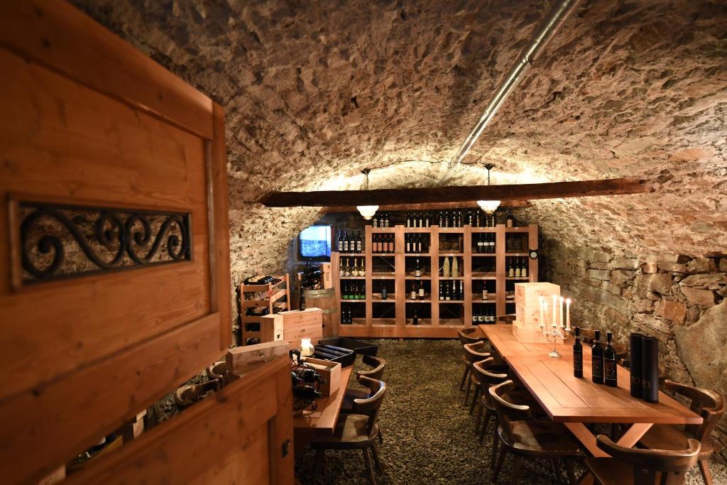 Posezení v ubytování Hotel Stüa Granda