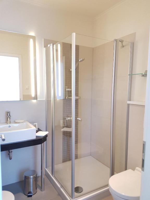 Koupelna v ubytování Sylthotel Raffelhüschen Garni