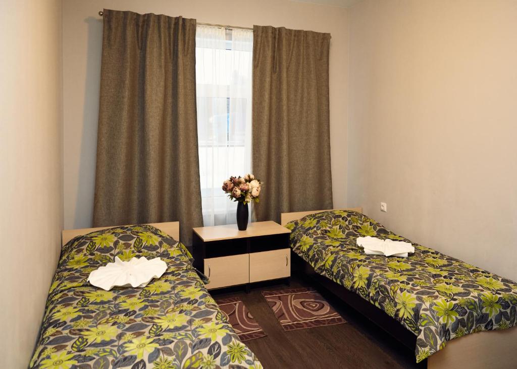 Cama o camas de una habitación en Hotel Vilga
