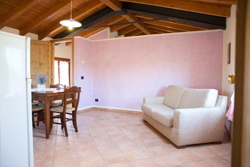 Posezení v ubytování Agriturismo Albarello