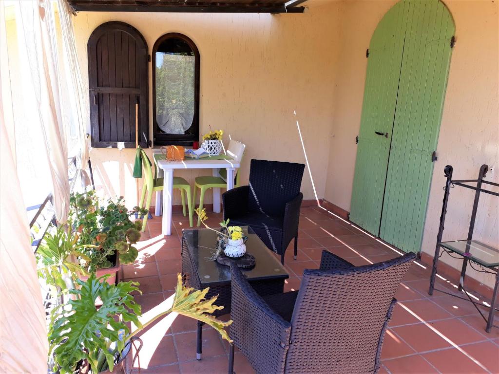 Balkón alebo terasa v ubytovaní Agriturismo San Giacomo