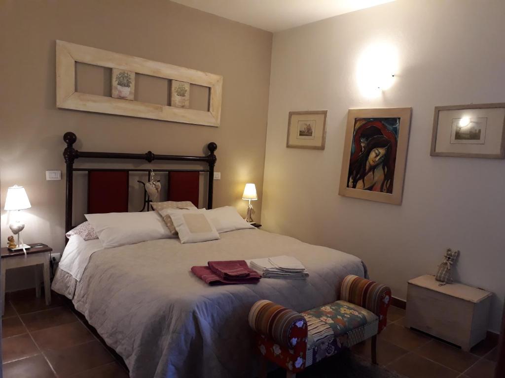 Posteľ alebo postele v izbe v ubytovaní Agriturismo San Giacomo