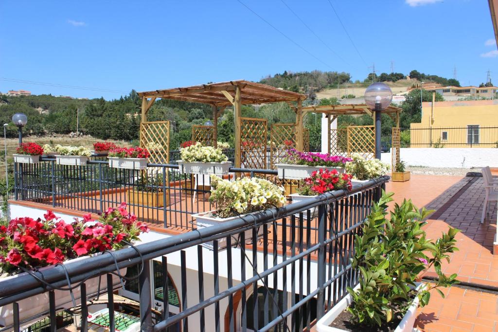 Zahrada ubytování B&B Pizzo Cannicchio