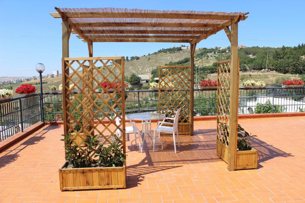 Balkón nebo terasa v ubytování B&B Pizzo Cannicchio