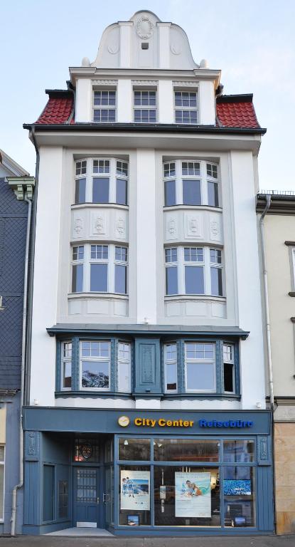 Budova, kde se aparthotel nachází