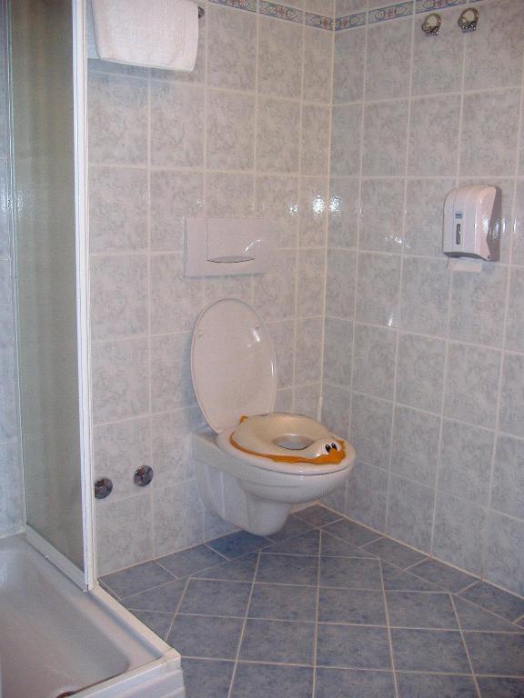 Koupelna v ubytování Hotel Zlatni Lav