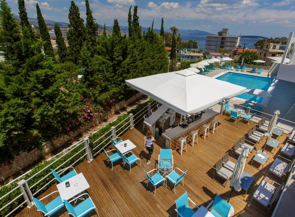 Bazén v ubytování Asteria Hotel nebo v jeho okolí