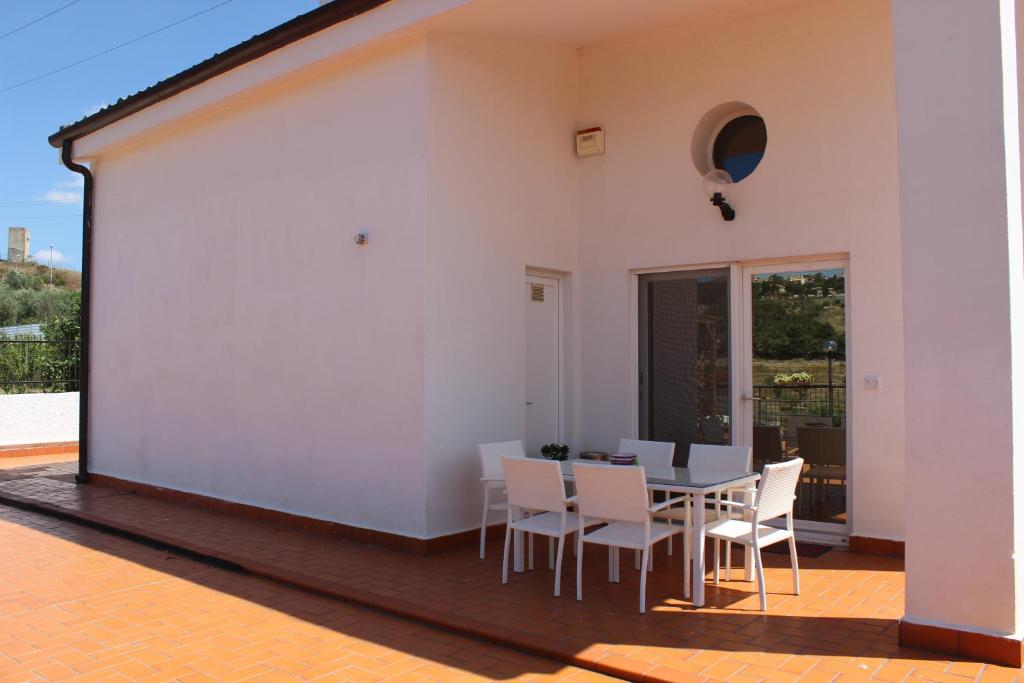 Balkón nebo terasa v ubytování B&B Pizzo Cannicchio