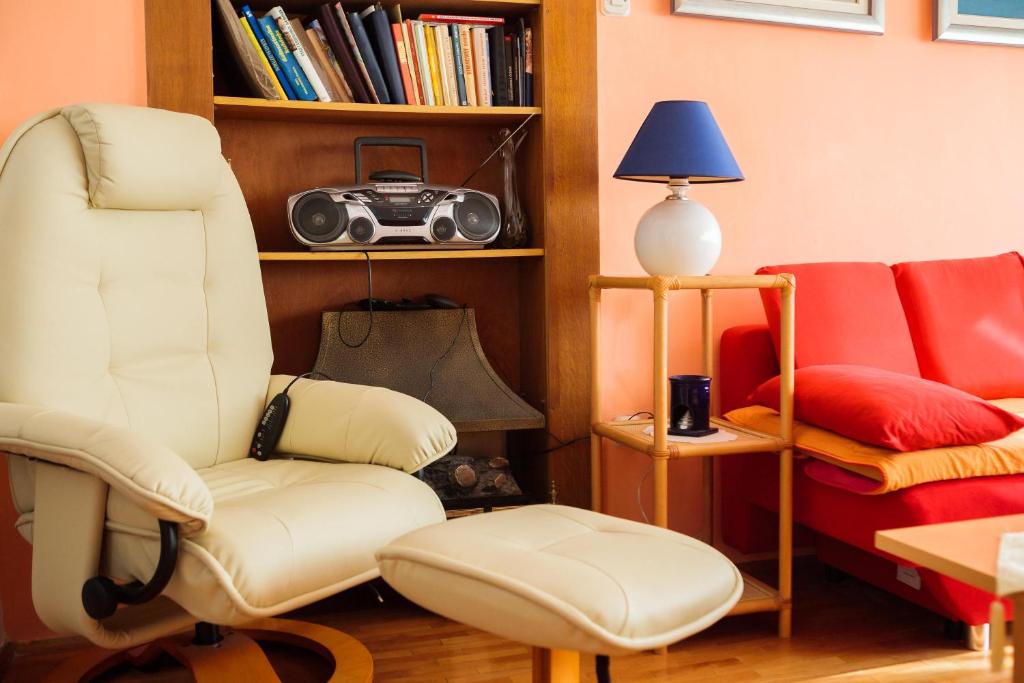 Posezení v ubytování Apartment Karolina