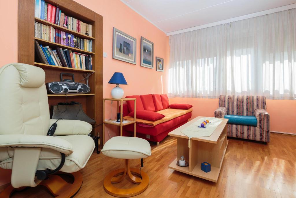 Posezení v ubytování Apartment Karolina