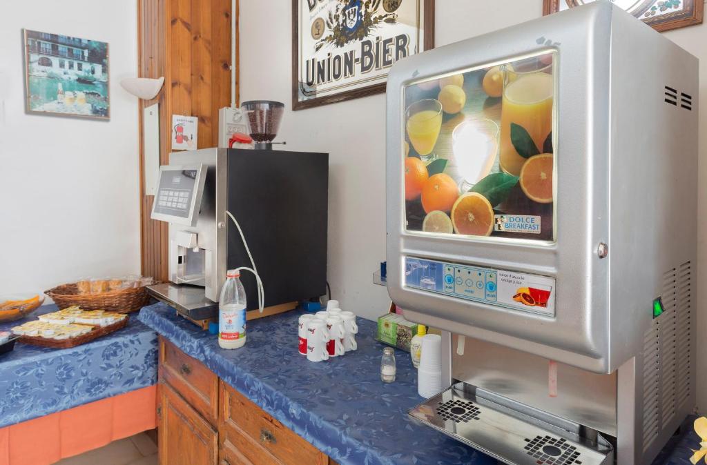 Kuchyň nebo kuchyňský kout v ubytování Hotel Darsena