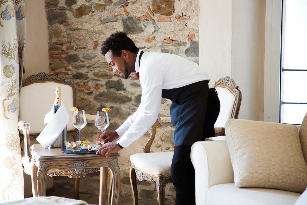 Nápoje v ubytování Boutique Hotel Elvezia
