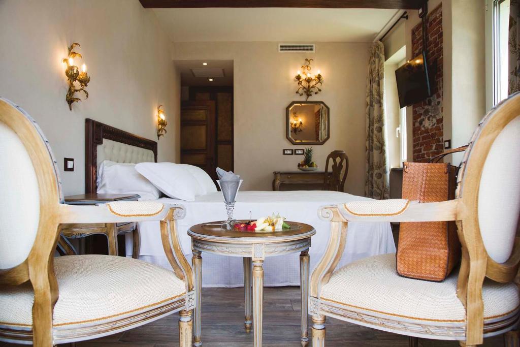 Posezení v ubytování Boutique Hotel Elvezia