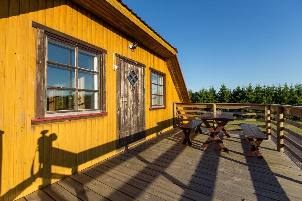 Balkón nebo terasa v ubytování Vetsi Talli Holiday Village