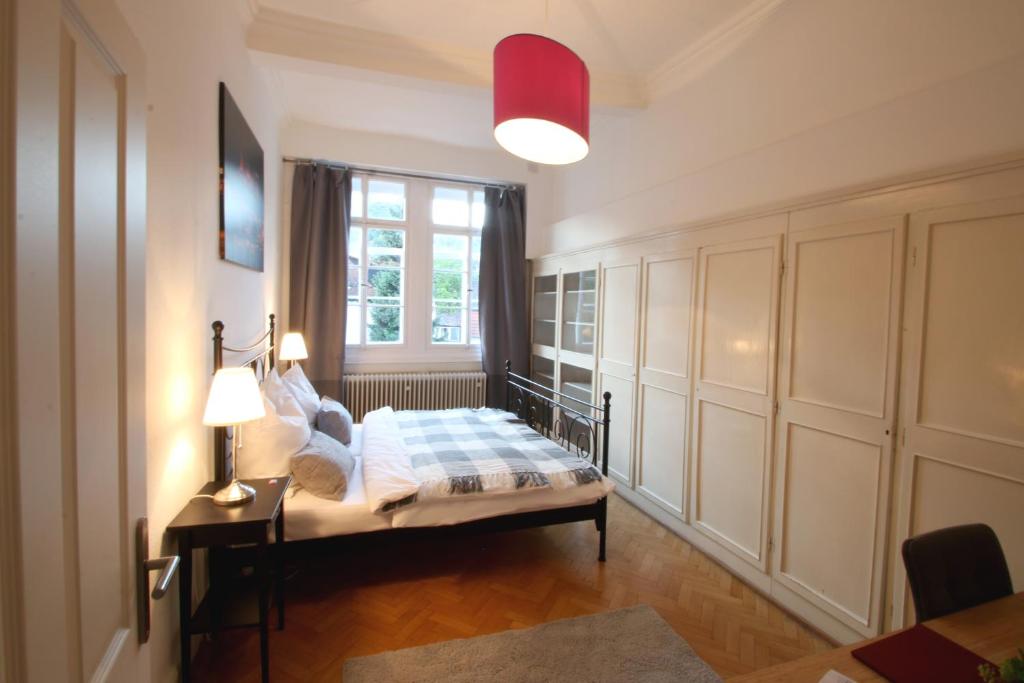 Postel nebo postele na pokoji v ubytování Hotel Sudpfanne