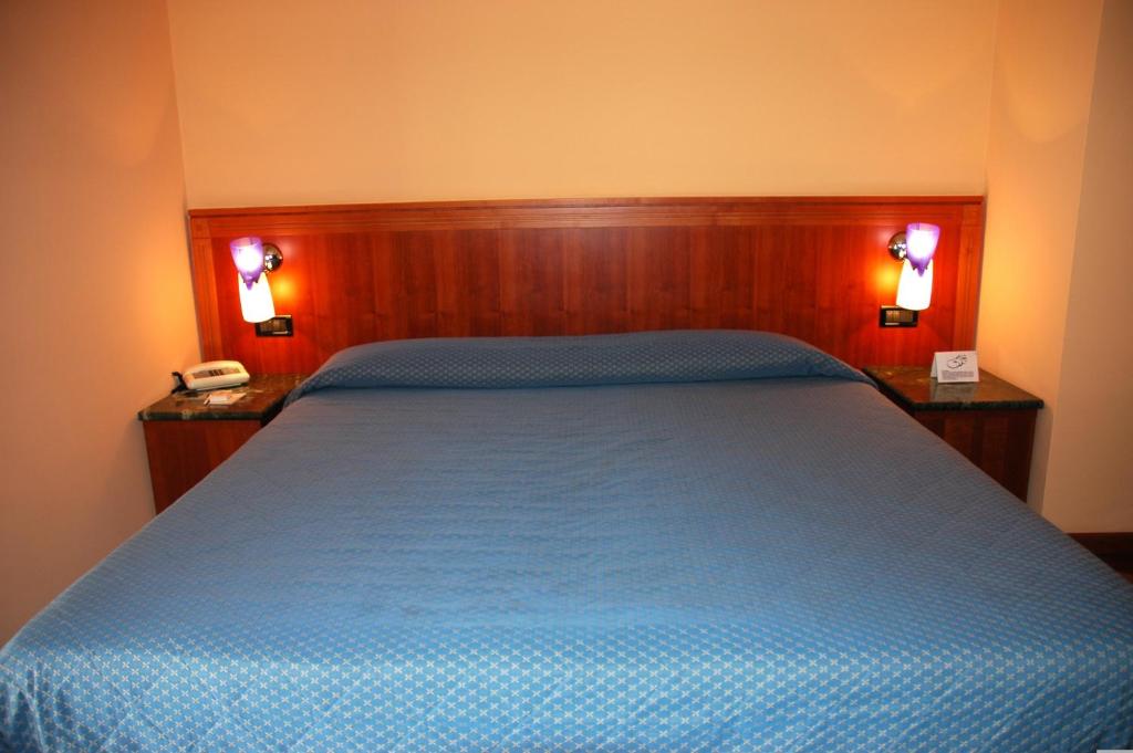 Postel nebo postele na pokoji v ubytování Hotel Michelangelo Palace & SPA