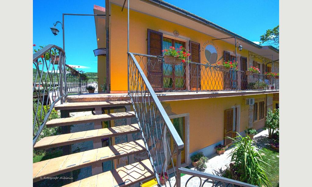 Balkon lub taras w obiekcie Agriturismo La Valle degli Ulivi