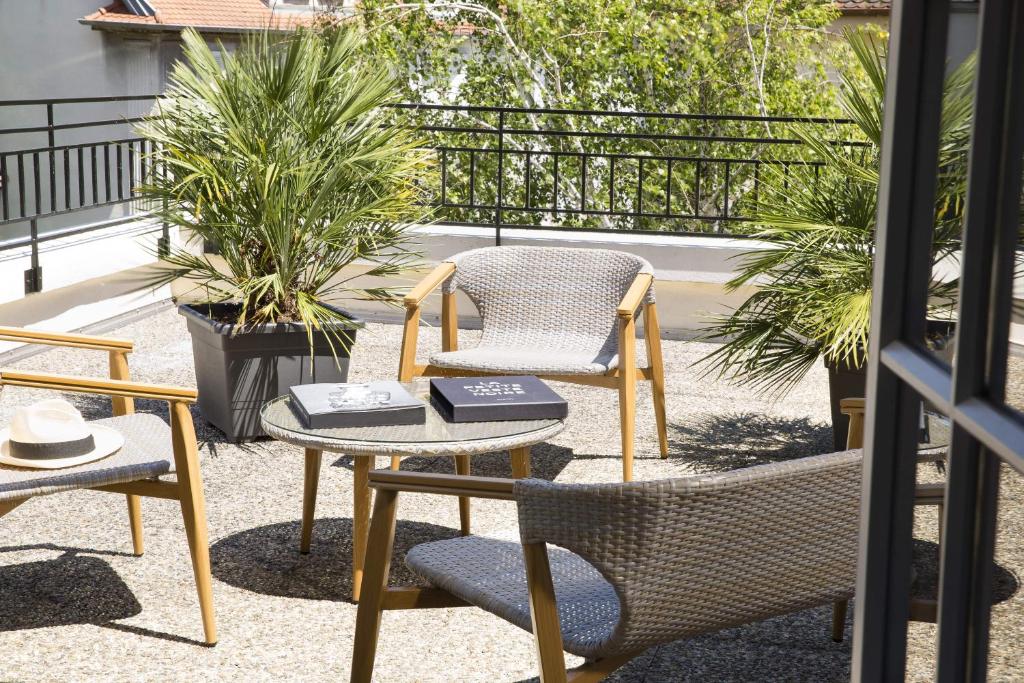 Posezení v ubytování Boutique Hotel Des XV