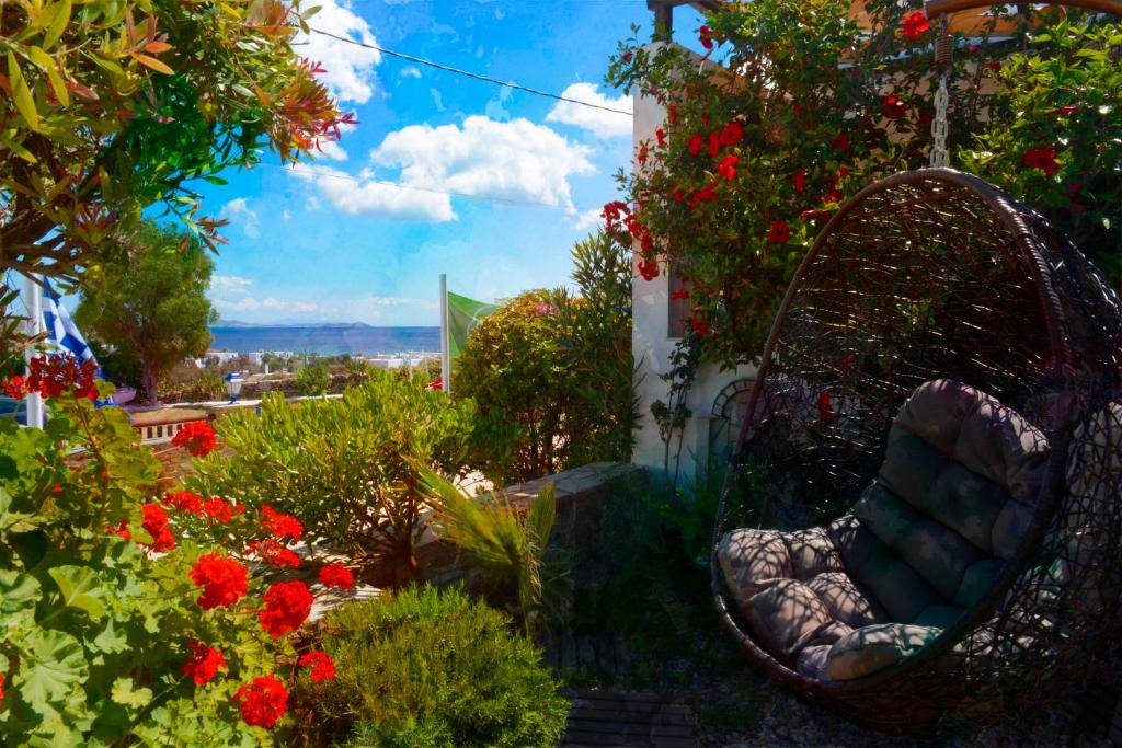 Zahrada ubytování Porto Vlastos