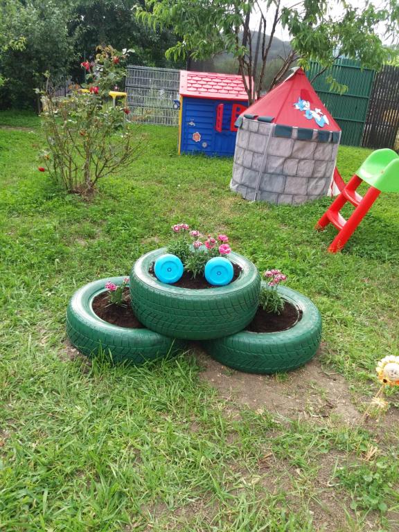 Zahrada ubytování Casa Ariana